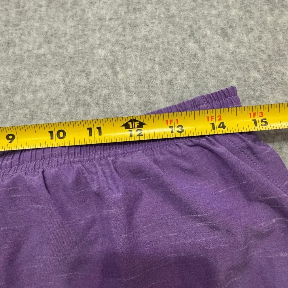 Nike Dri-FIT Womens 3 Inch Running Shorts Purple Heather Large